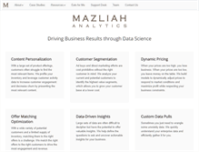 Tablet Screenshot of mazliah.com